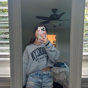 Gray Brooklyn New York City Sweatshirt